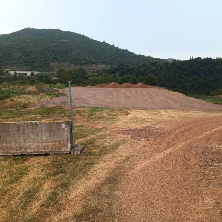 Comencen les obres de la pista d’atletisme de Puig-reig