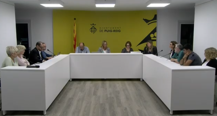 Resum del ple ordinari de setembre de l’Ajuntament de Puig-reig