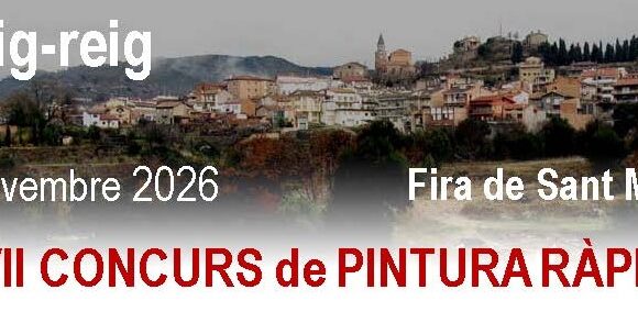 BASES XLVII CONCURS de PINTURA RÀPIDA · 8 de novembre de 2026 · Fira de Sant Martí