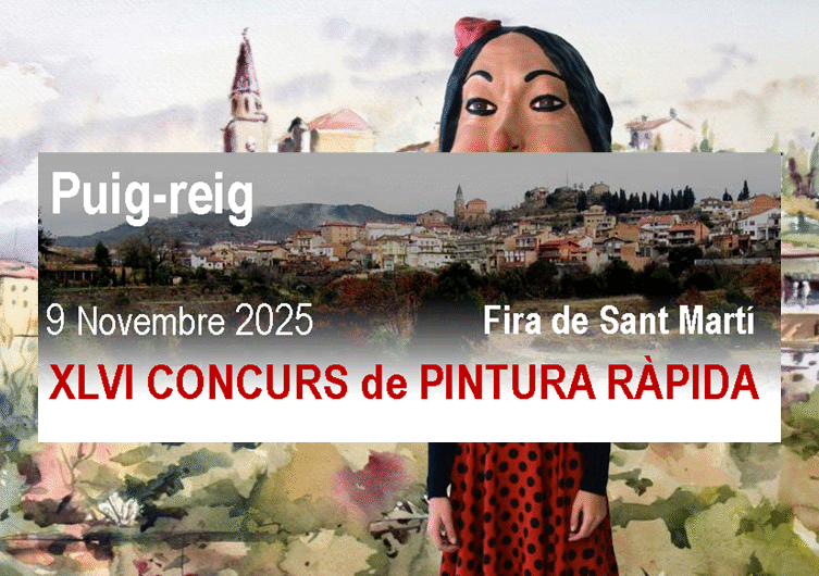 BASES XLVI CONCURS de PINTURA RÀPIDA · 9 de novembre de 2025 · Fira de Sant Martí