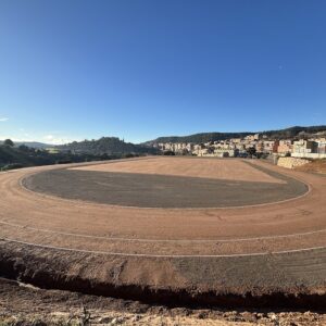 Puig-reig enllesteix la primera fase de la nova pista d’atletisme