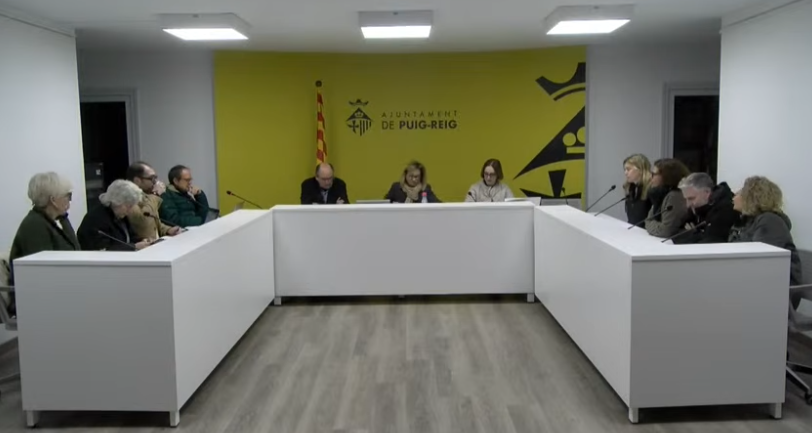 Resum del ple ordinari de gener de l’Ajuntament de Puig-reig