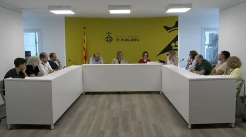 Resum del ple ordinari de maig de l’Ajuntament de Puig-reig