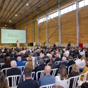 af2c8c80-3b3c-4ea0-be56-fe39601f26e7 L’Ajuntament de Puig-reig acompanya el Grup Boix en la inauguració de la seva nova planta de fusta industrialitzada