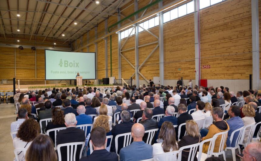 L’Ajuntament de Puig-reig acompanya el Grup Boix en la inauguració de la seva nova planta de fusta industrialitzada