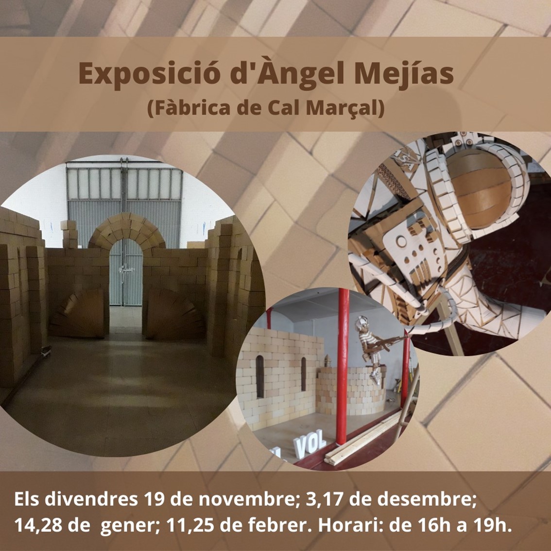 Exposició d’Àngel Mejías a la fàbrica de Cal Marçal