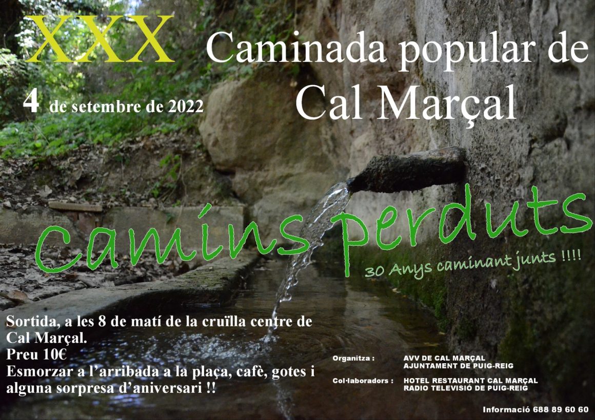 XXX Caminada popular de Cal Marçal