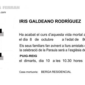 IRIS GALDEANO RODRÍGUEZ