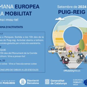 Puig-reig se suma a la Setmana Europea de la Mobilitat amb activitats diverses