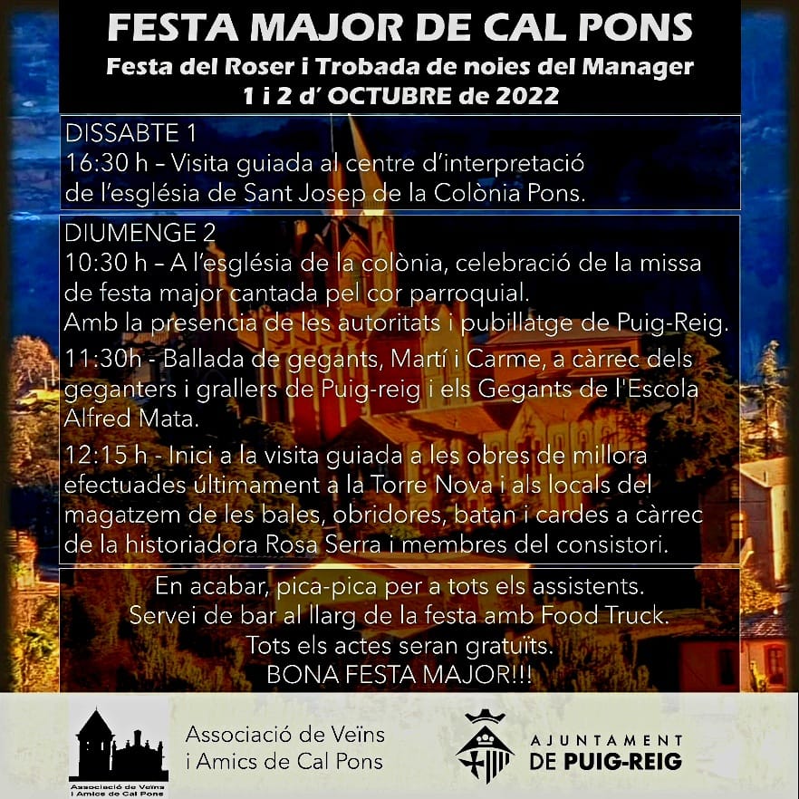 FESTA MAJOR DE CAL PONS