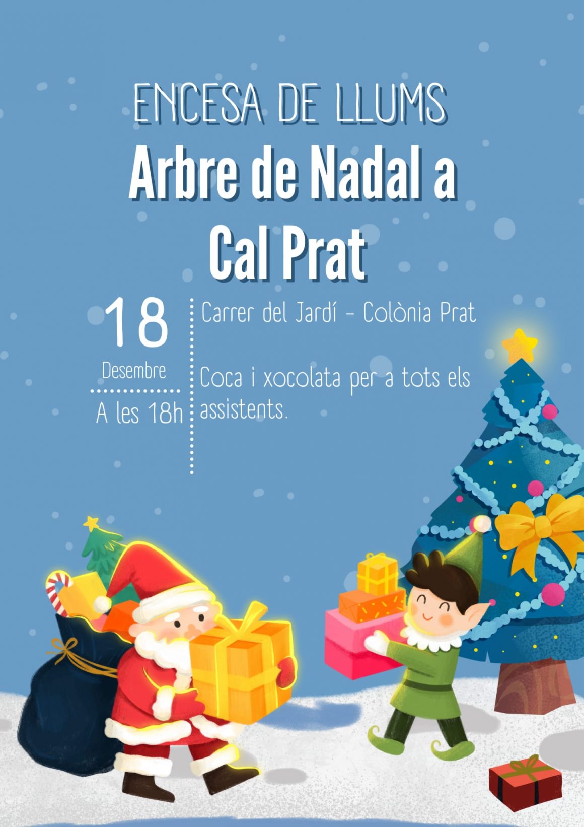 Encesa de Llums Arbre de Nadal a Cal Prat