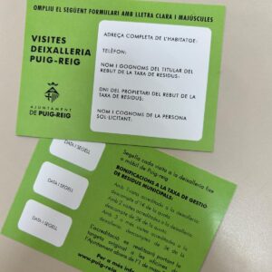 Visita la deixalleria i aconsegueix la bonificació de la taxa de gestió de residus municipals.