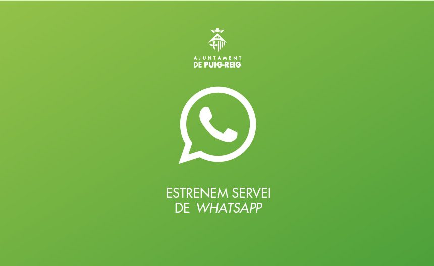 Nou servei de Whatsapp